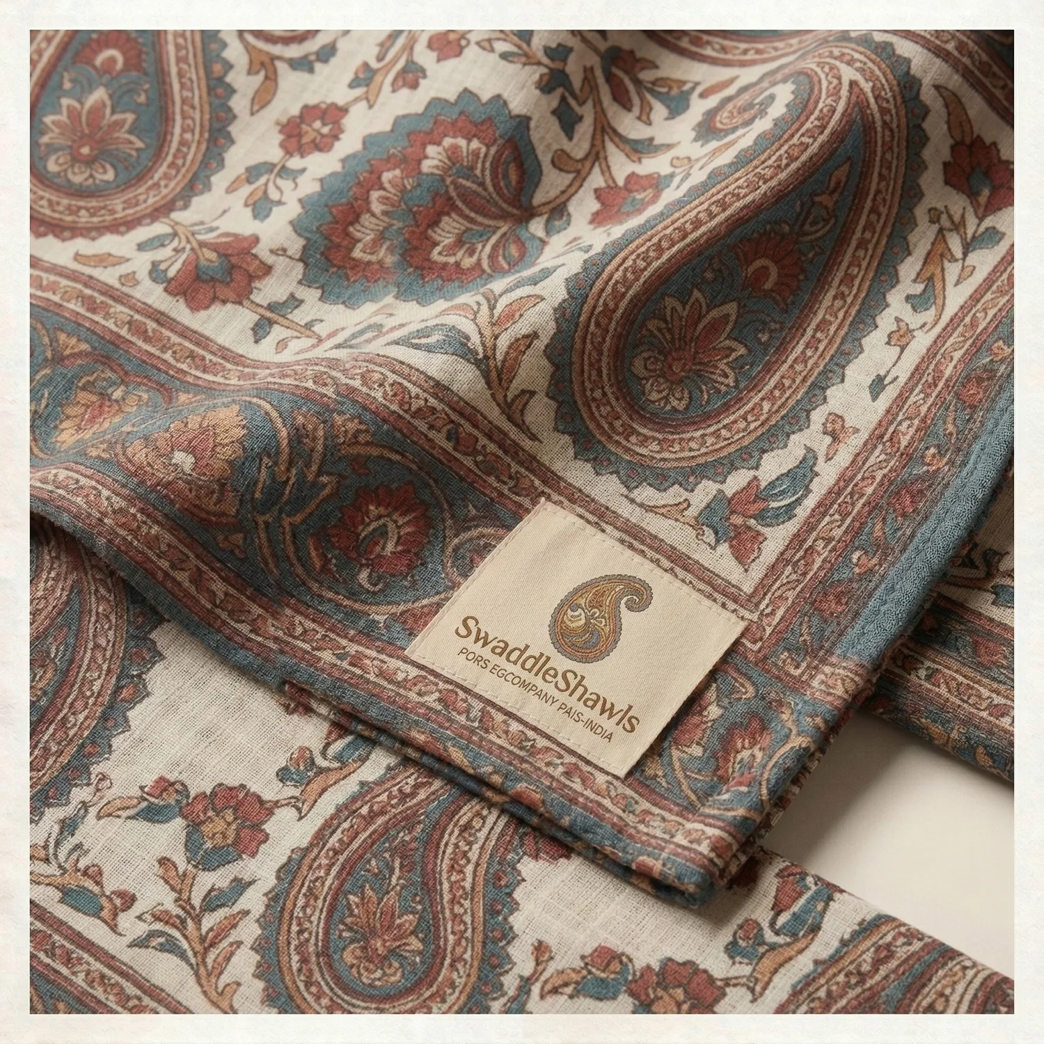 The Heritage Paisley Swaddle